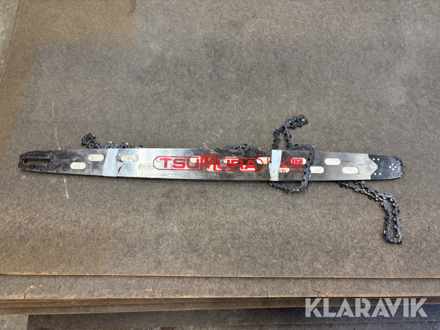 Motorsågssvärd Tsumura med 2 kedjor