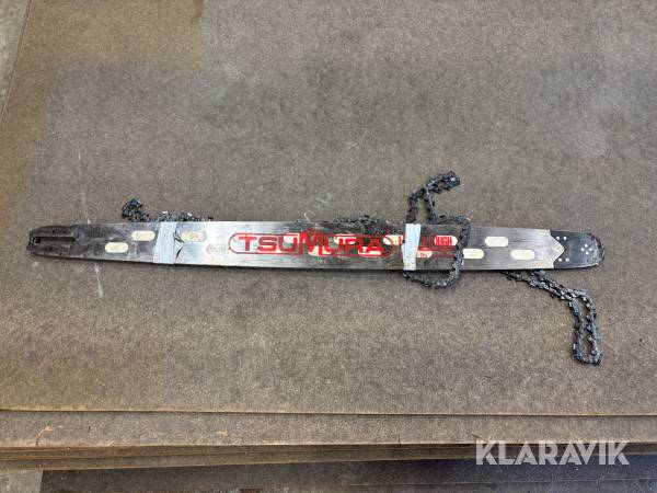Motorsågssvärd Tsumura med 2 kedjor