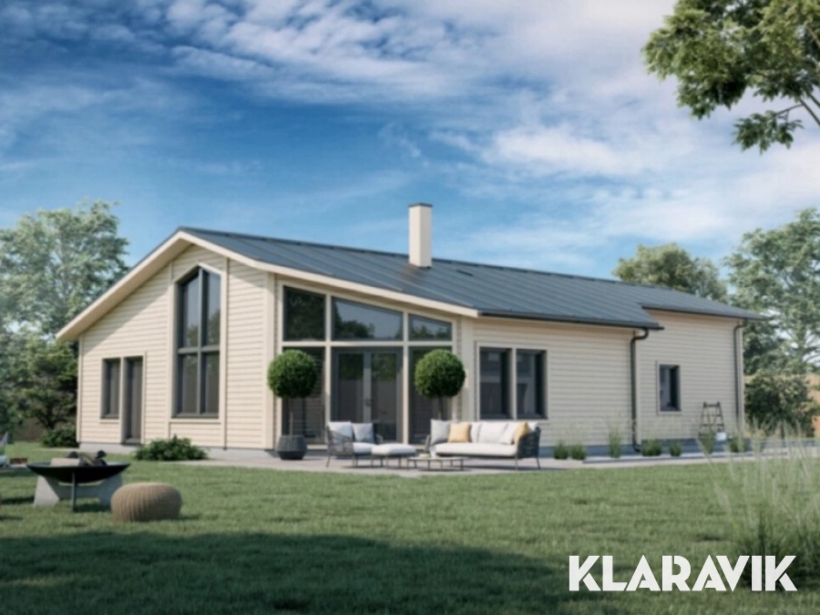 Husstomme/byggsats 154,5m2 med garage