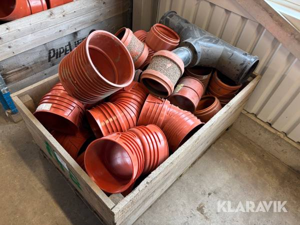 Diverse PP-böjar och muffar