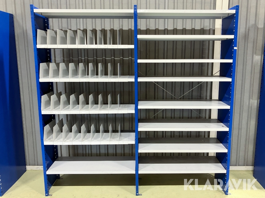 Justerbar lagerhylla/hyllställ i 2 sektioner AJ-produkter MIX