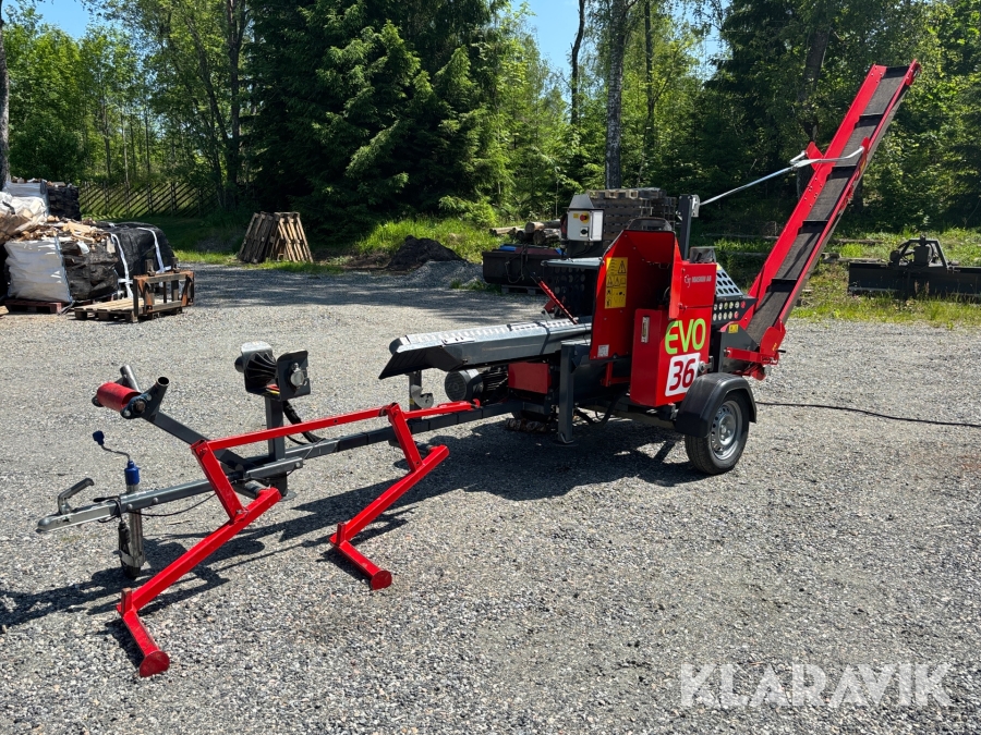 Vedmaskin Pilkemaster Evo 36 Eldriven