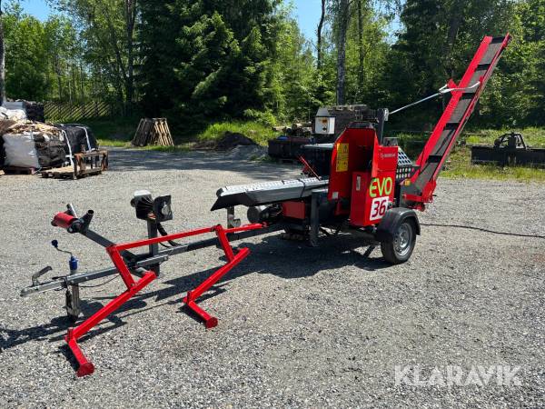 Vedmaskin Pilkemaster Evo 36 Eldriven