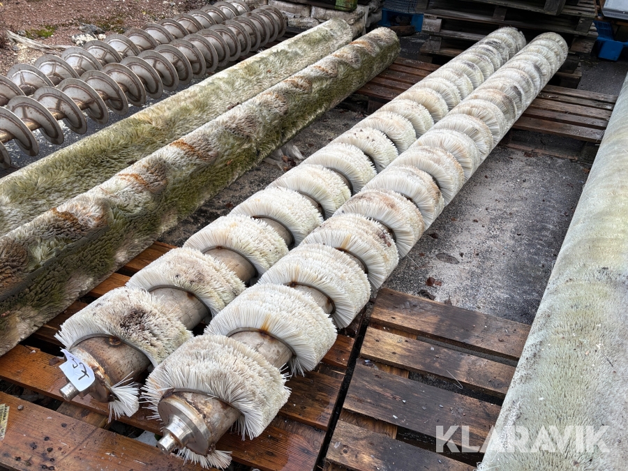 Borstar 2st, rostfritt stål