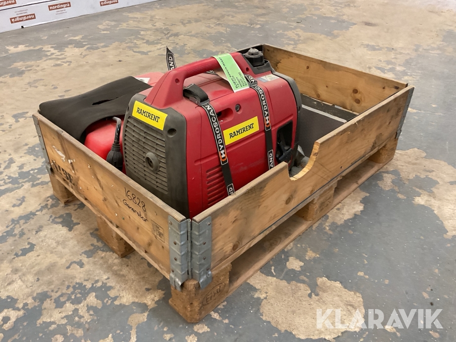 Elverk Honda EU22i 2,7KVA med extra tank