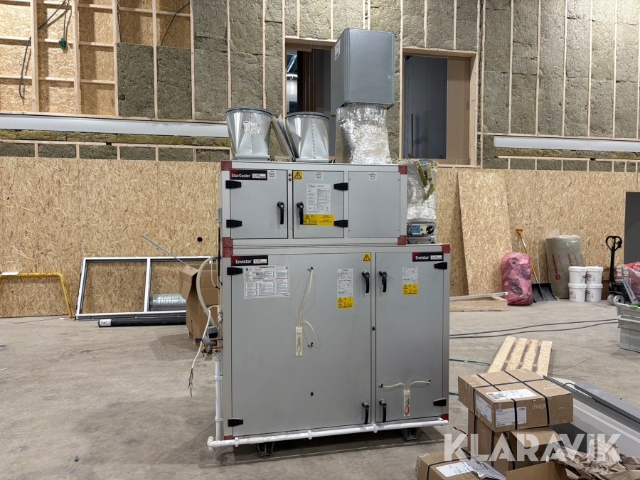 Ventilationsaggregat IV Produkt Envistar TOP med kylaggregat