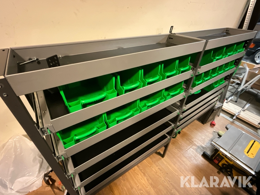 Bilinredning / verkstadsinredning System Edström, Huddinge,