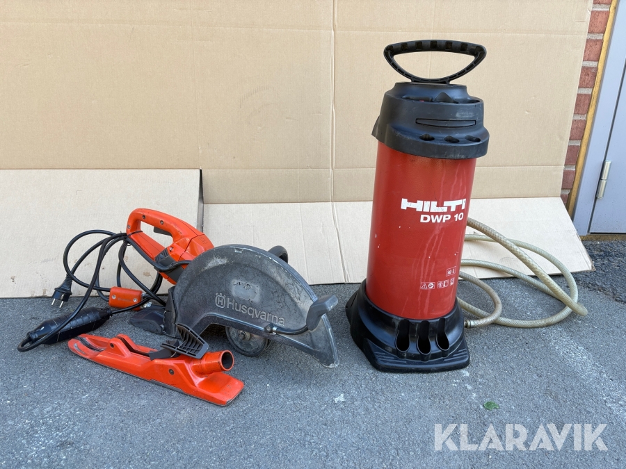 Kapsåg Husqvarna K4000 inkl. vattentank