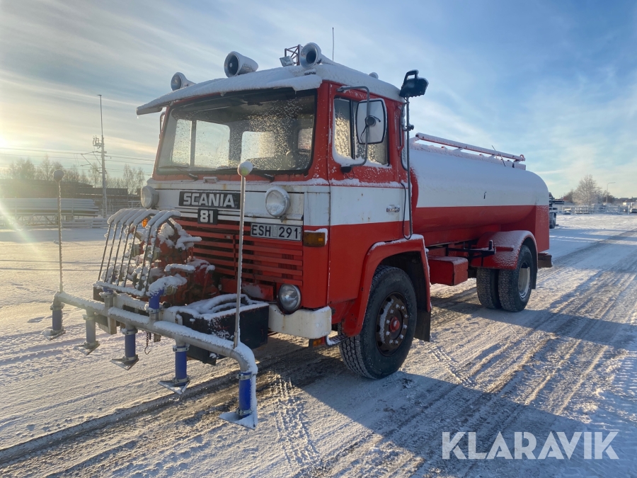Lastbil tankbil Scania
