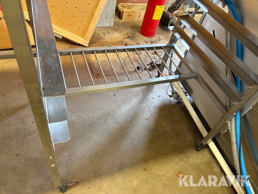 Diskbänk/köksbänk rostfria - 2st