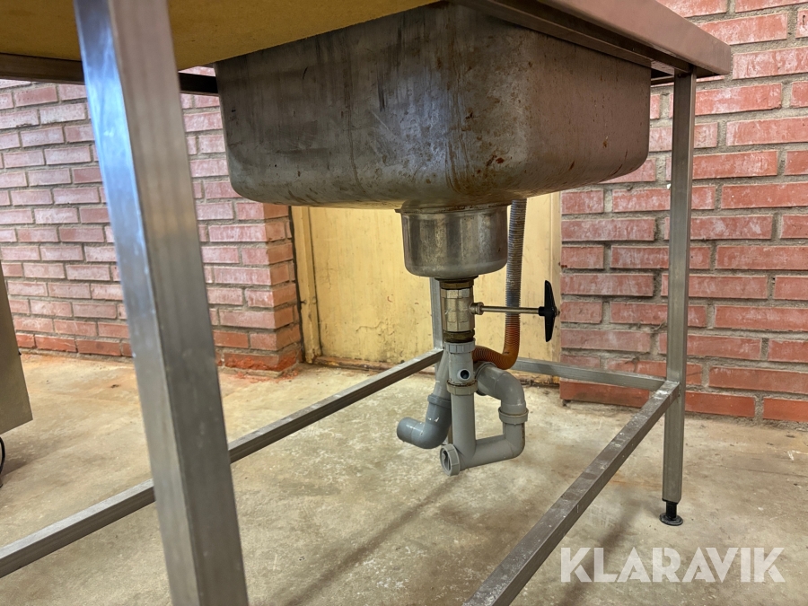 Diskbänk/köksbänk rostfria - 2st