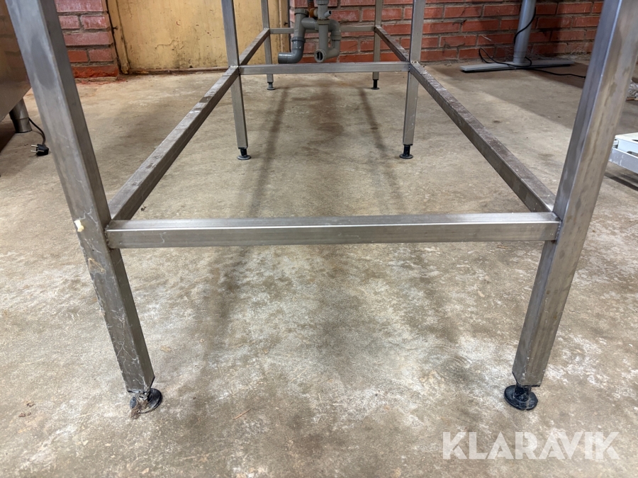 Diskbänk/köksbänk rostfria - 2st