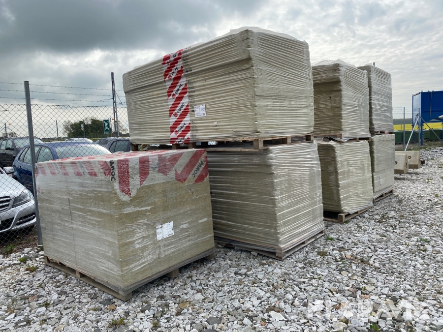 Parti med Isolering 7st pallar Paroc WAS 35tt  / ROV60