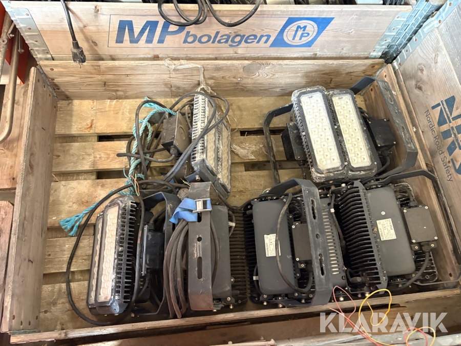 Arbetsbelysning 8 st Designlight 150 W LED