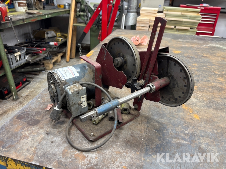 Backlappningmaskin med elmotor