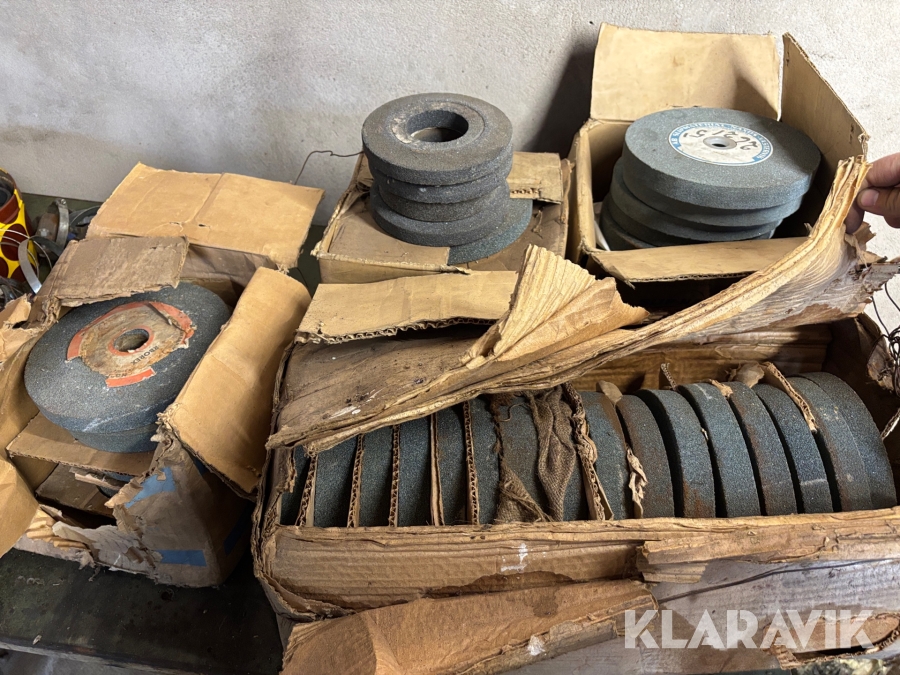 Slipskivor till bergborrar för våtslipning Naxos & Svea