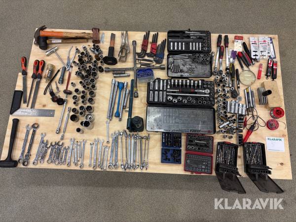 Blandade handverktyg