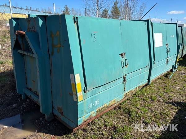 Lastväxlarcontainer 15m3