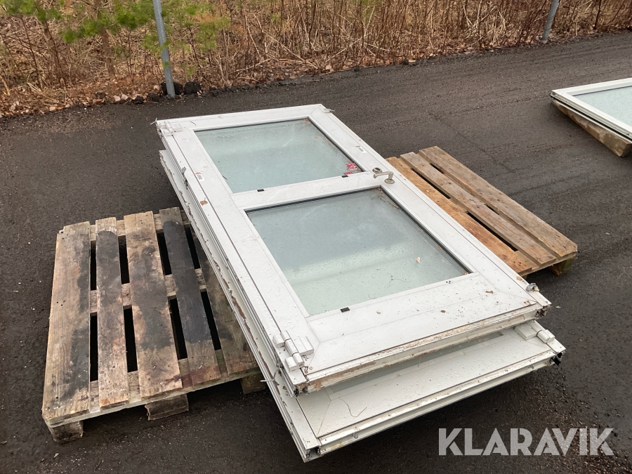 Entredörrar Aluminium 2st