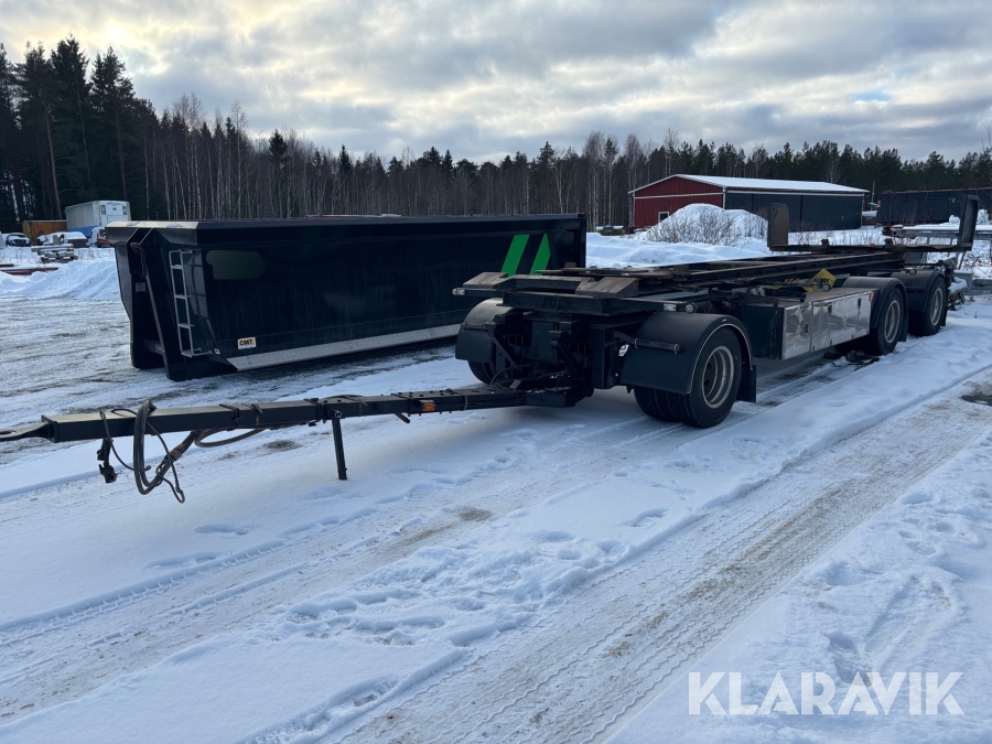 Släp / lastväxlarsläp Istrail PKW186 med tipp