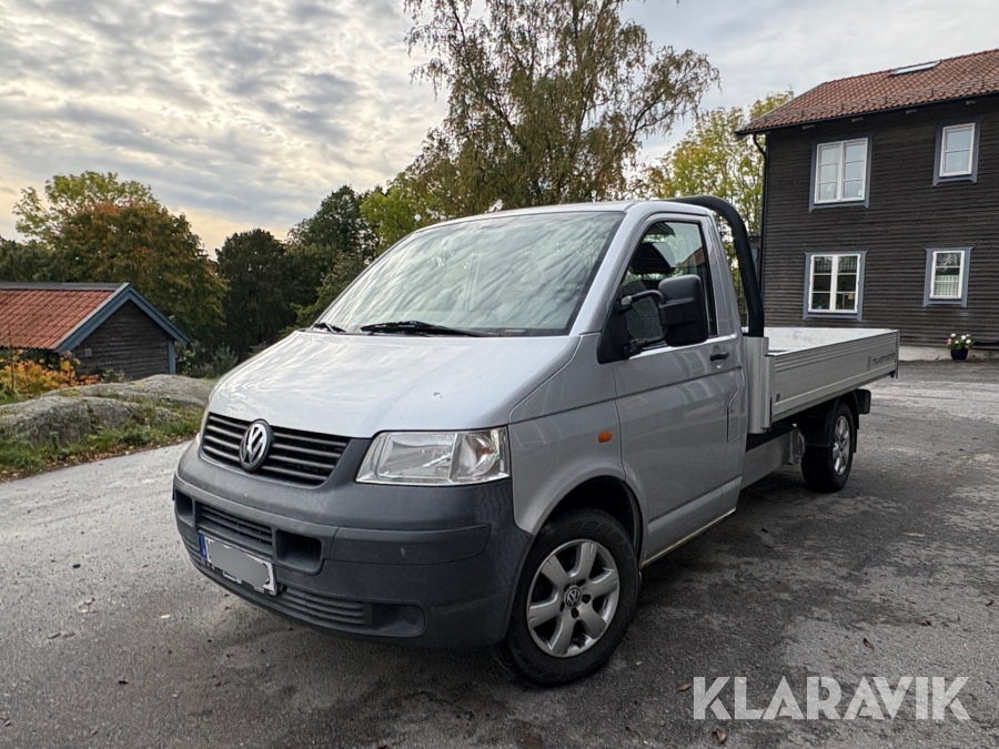 Flakbil Volkswagen pickup 2,5 TDI 4Motion