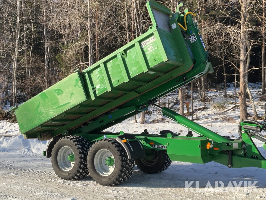 Lastväxlarvagn Bigab B12 G3 med Lastväxlarflak