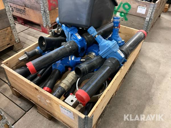 Parti med avstängningsventiler