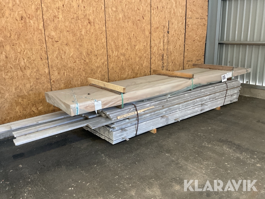 Organowood regel, stolpar och trallbrädor