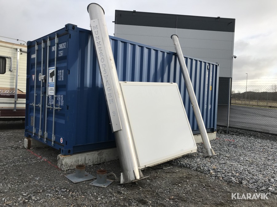 Dubbelsidig Ljusskylt