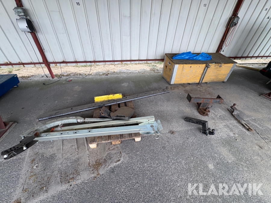 Parti med drag och lyftbommar