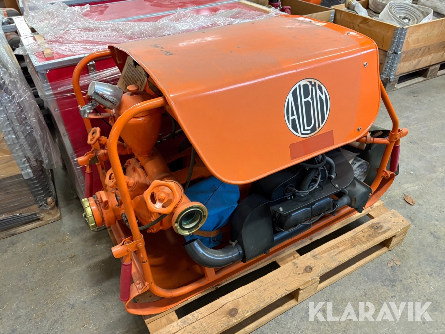 Motorspruta med vagn Albin A-900VW 1200