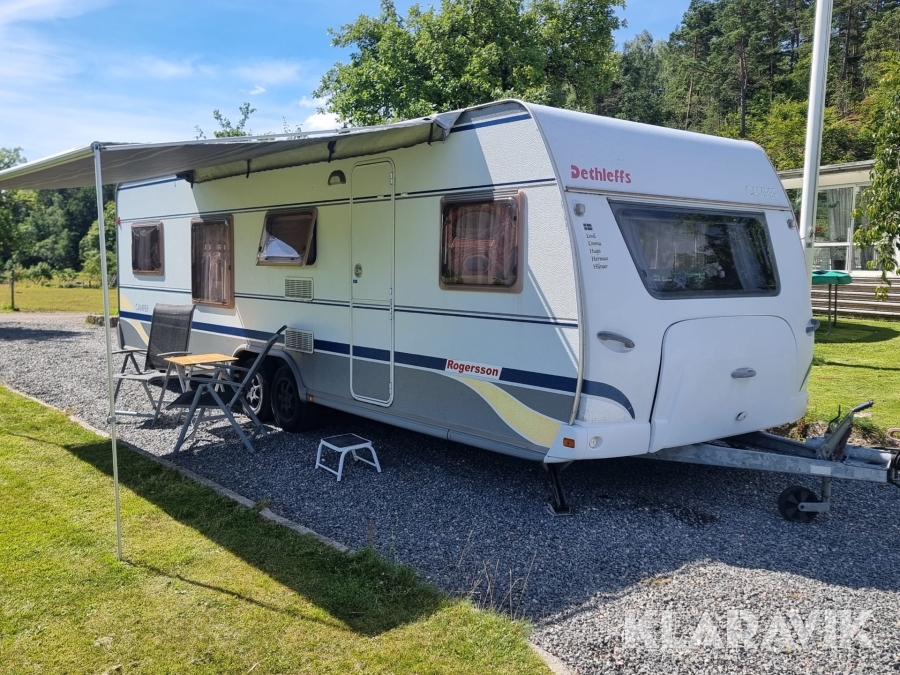 Husvagn Dethleffs Camper 720 TK Aldepanna, förtält och markis