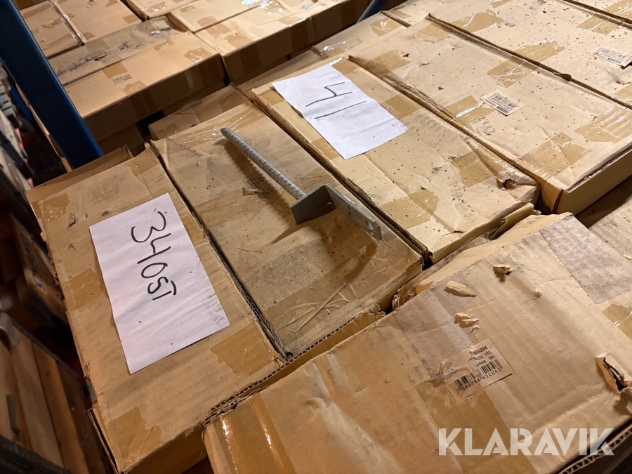 Stolpsko för ingjutning L-Form 46x90x30x12x200x4mm 340st