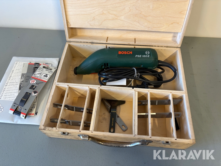 Nibblare Bosch PSE180E med tillbehör