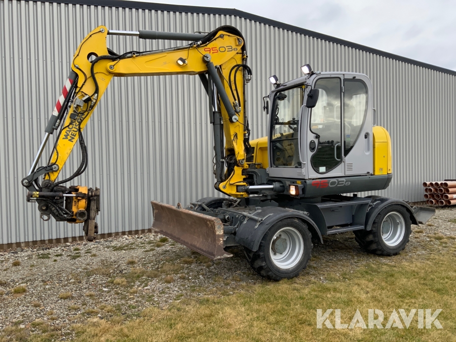 Grävmaskin Wacker Neuson 9503 WD med tiltrotator och skopor