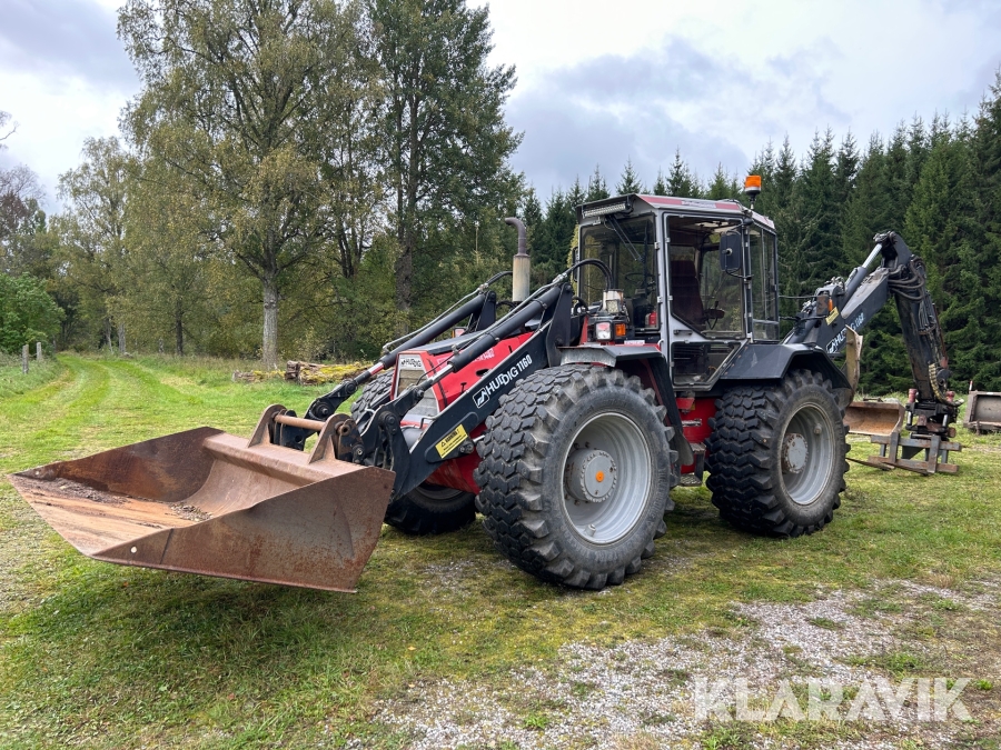 Grävlastare Huddig 1160 Med flera redskap