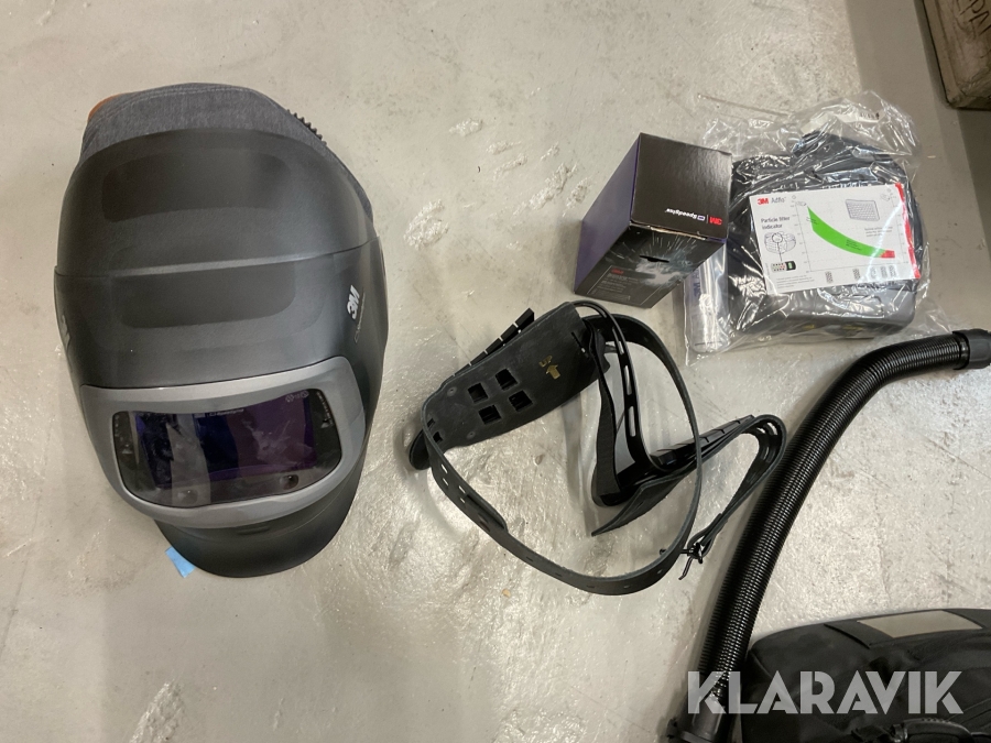 Svetsmask med utsug 3M