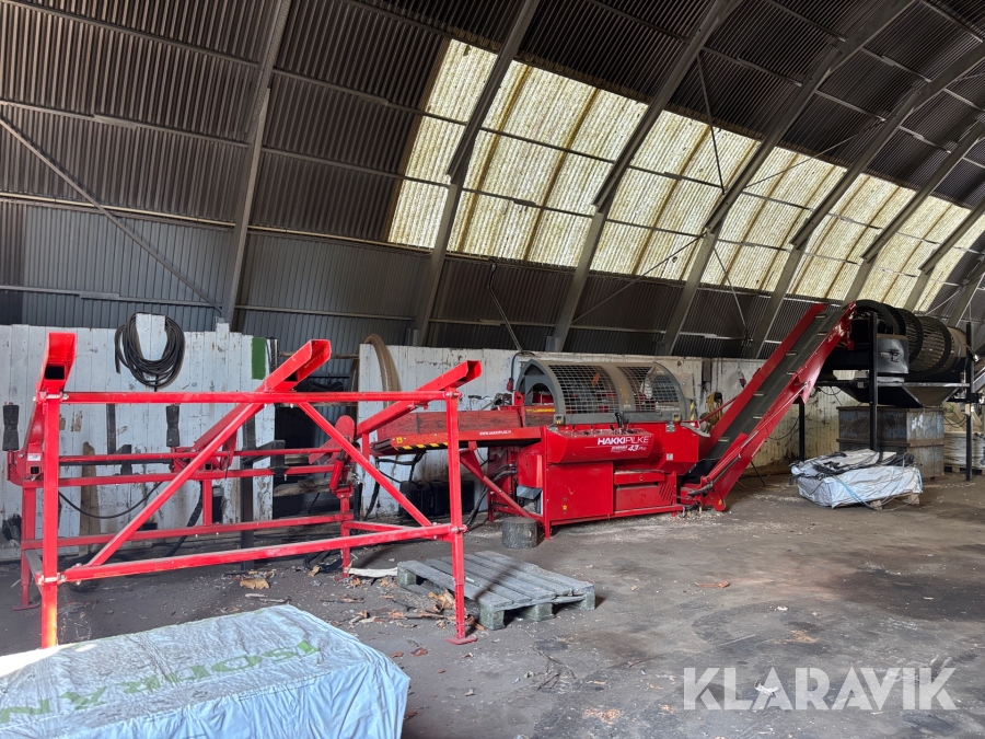 Vedprocess linje Hakkipilke 43Pro