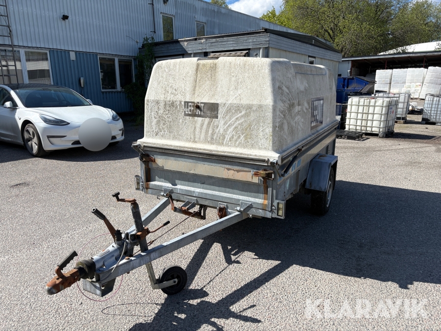Personbilssläp med kåpa Fogelsta PAV/SR-1.3