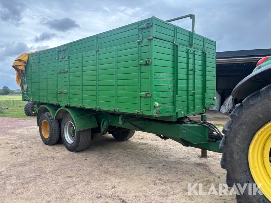 Spannmålsvagn 3-vägs tipp