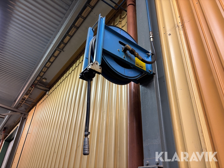 Slangvinda med luftslang Gelins ca 13 m