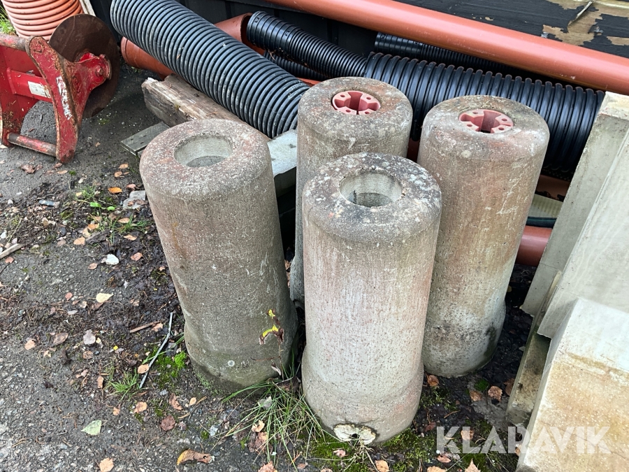 Fundament för lyktstolpe 700mm