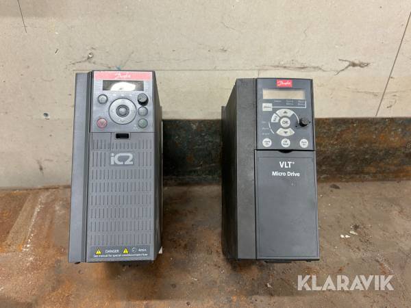 Frekvensomriktare Danfoss iC2 / VLT Micro Drive 2 st