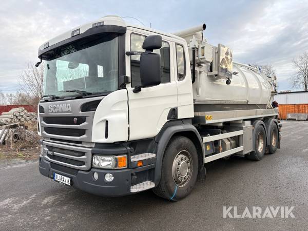 Slamsugarbil Scania P450 Korp&Son EN13445