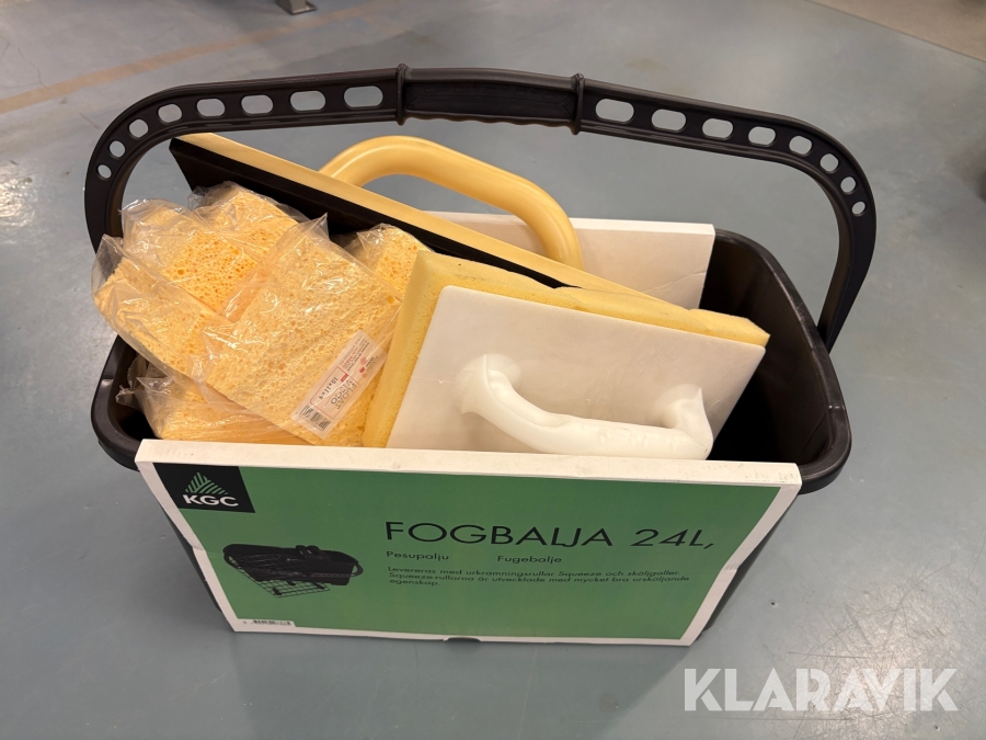 Fogbalja med tillbehör