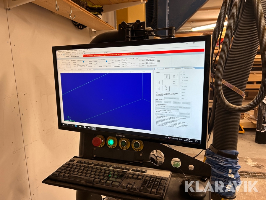 CNC Tiger Tec TR408 AD, Uppsala, Klaravik auktioner