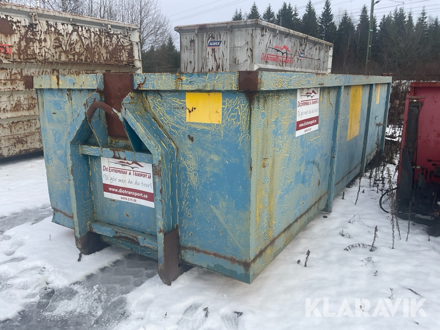 Flakväxlarcontainer 22m2