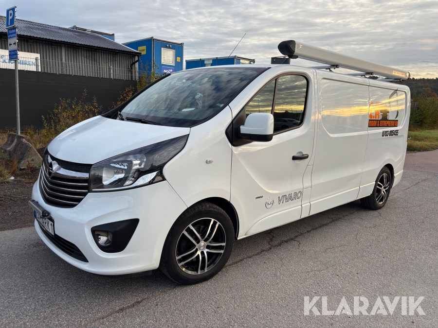Skåpbil med full verktygsutrustning Opel Vivaro 2,9t 1.6 CDTI Biturbo