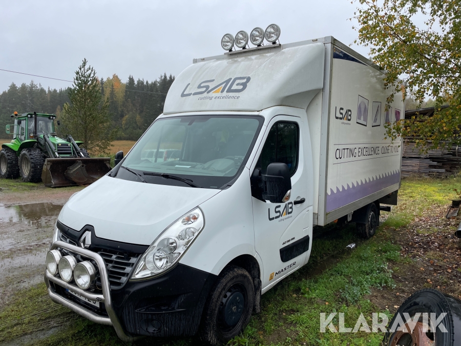Lätt lastbil Renault Master Van 2.3 dci med bakgavellyft