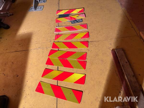 Reflexskyltar till lastbil VBG